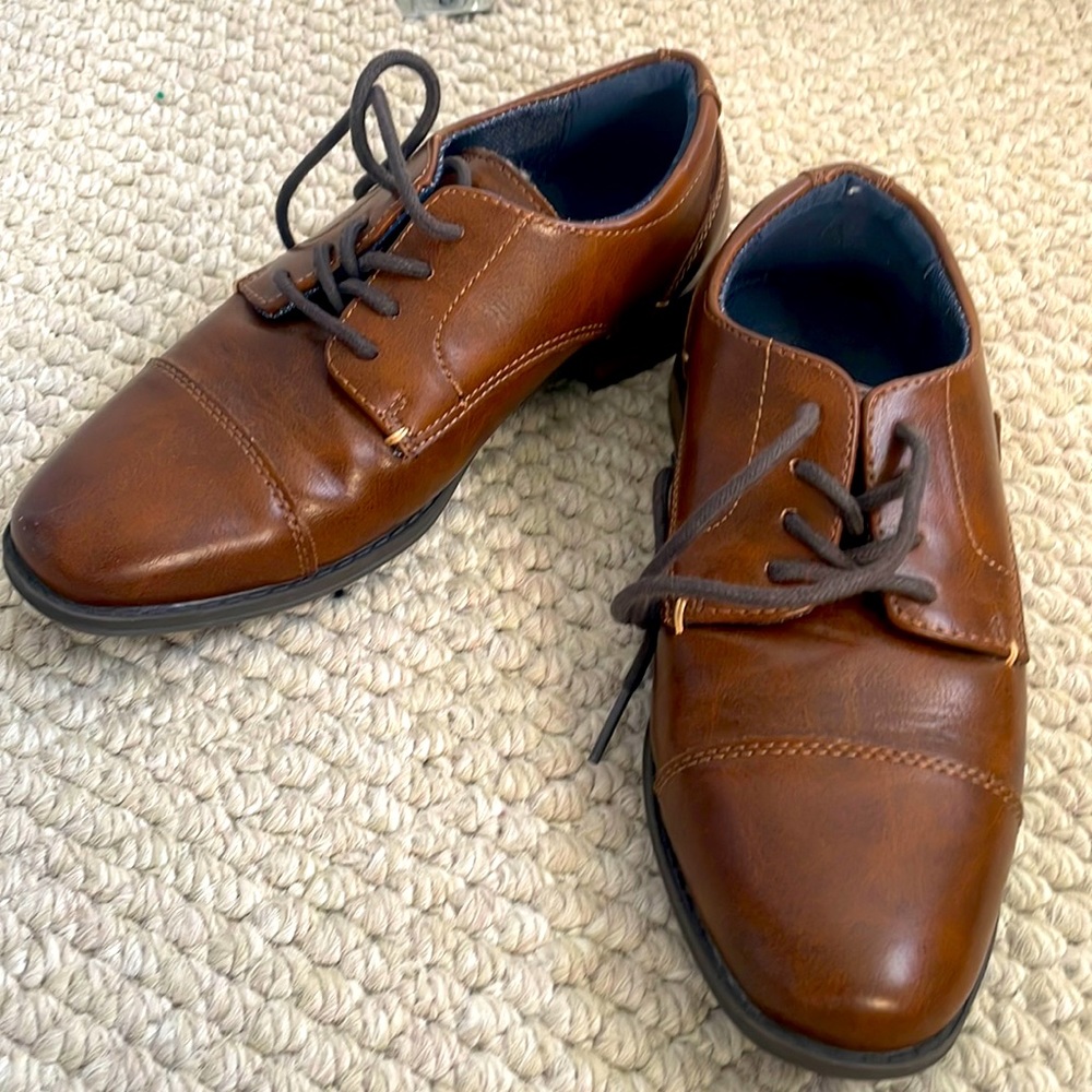 Boys Leather Dress Shoes